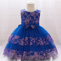 Infant Newboen Party Dress For Baby Girl Clothes Lace Princess Dresses Baptism Dress Retro Embroidery Gown