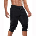 Summer Mens Cotton Shorts Running Workout Joggers Sweatpants