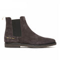 West genuine leather Chelsea Men Boots Platform Mens