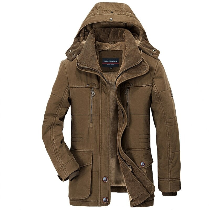 Winter coat men fleece warm cotton parka coat men jacket Thick Warm Jacket Parkas Men padded