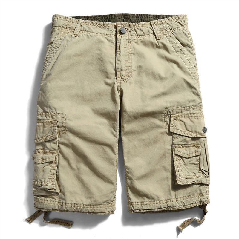 Cotton Casaul Shorts Loose Cargo Shorts Men Cool Summer Military Short Pants Shorts