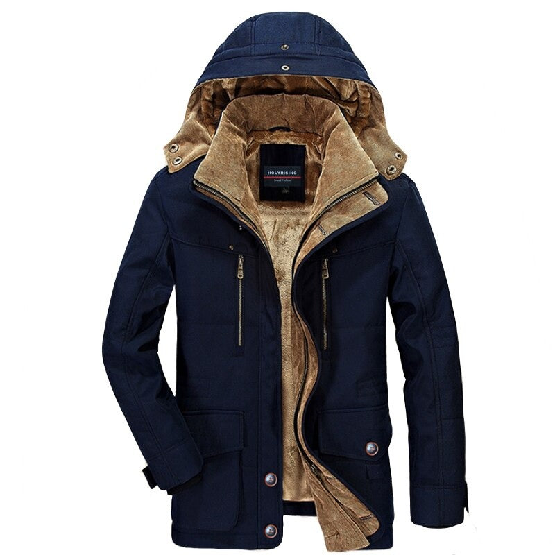 Winter coat men fleece warm cotton parka coat men jacket Thick Warm Jacket Parkas Men padded