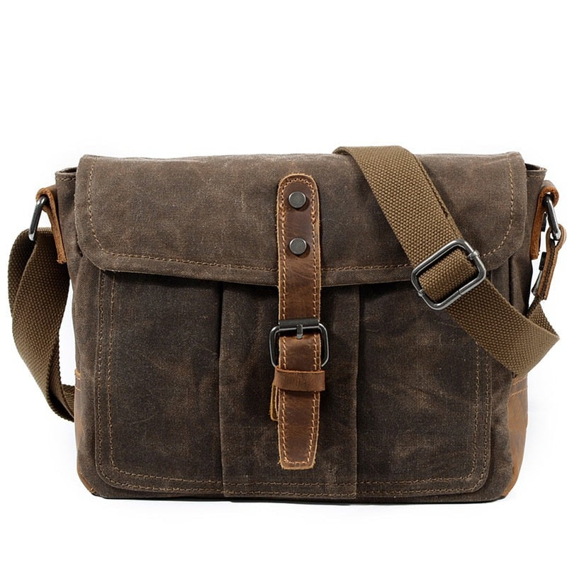 Men Crossbody Bags Male High Quality Vintage Shoulder Bag Casual Solid Messenger Bag Waterproof Satchels