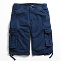 Summer Cotton Casual Shorts Men Five-point Multi-pocket Overalls European and American Outdoor Overalls Shorts