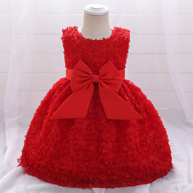 Baby Girl Dress Lace Beads Flower Baptism Dress For Girl Clothes Party Wedding Princess Dresses