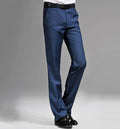 Men Spring And Summer Micro-Flared Trousers Slim Casual Pants