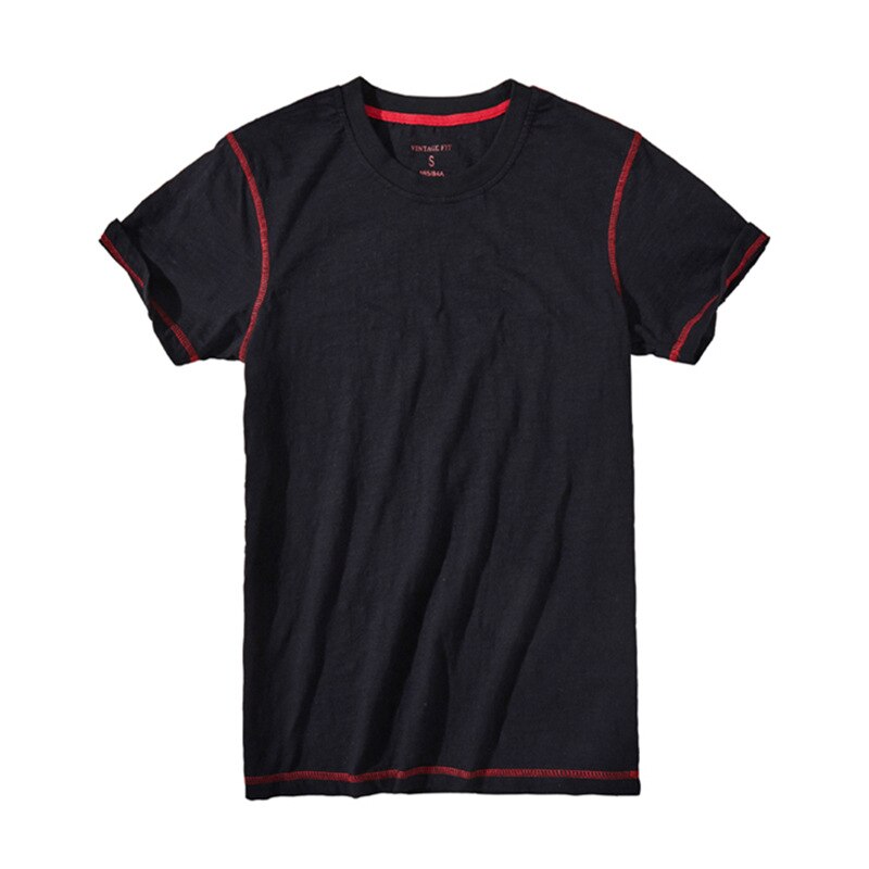 Men Simple Casual  Cotton Soft Round Neck Slim Fit Tees