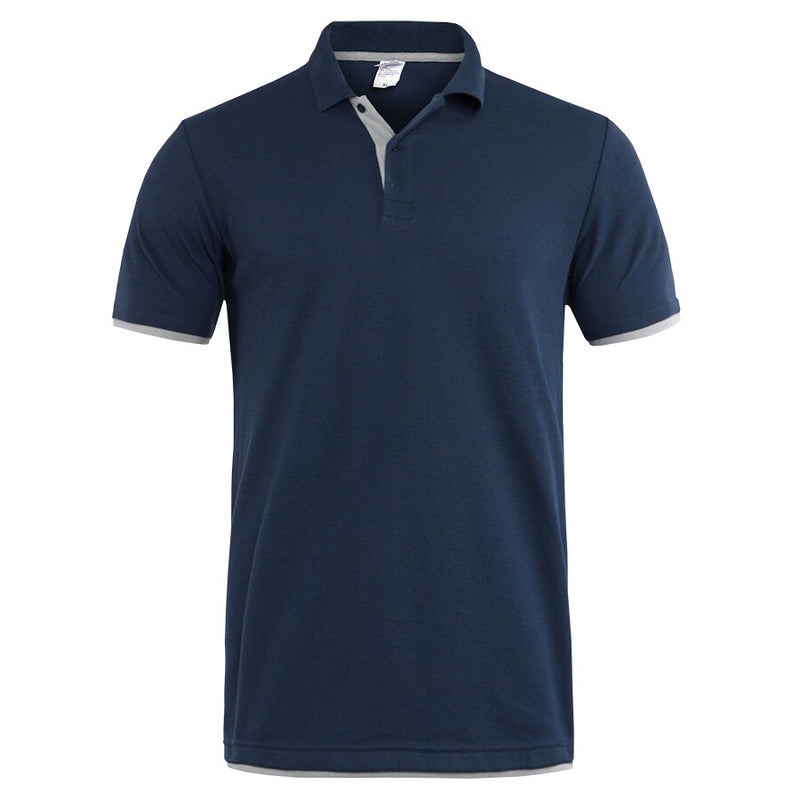 Men's Polo Shirts Summer Short Sleeve T Shirt Cotton Clothing Hombre Tees Tops Polos Shirts For Men