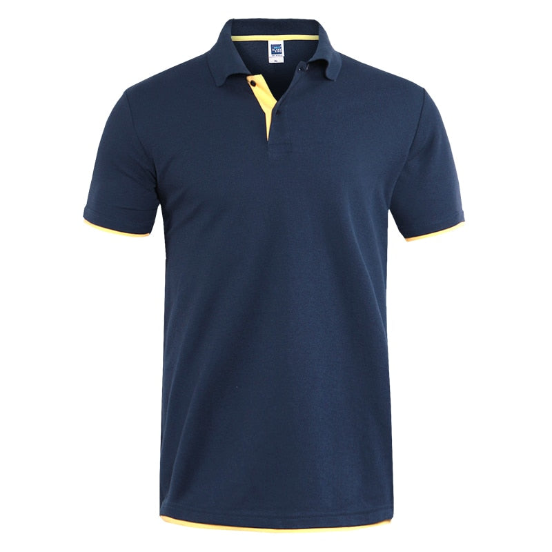 Men's Polo Shirts Summer Short Sleeve T Shirt Cotton Clothing Hombre Tees Tops Polos Shirts For Men