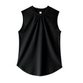 Women Clothing Sleeveless Summer Tops For Woman Casual Women T-shirts Turtleneck for girls Solid Clothes for Lady