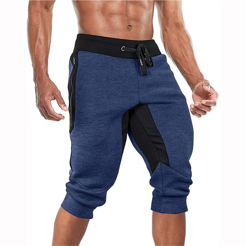 Summer Mens Cotton Shorts Running Workout Joggers Sweatpants