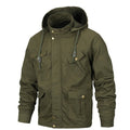 Military Jacket Men Hooded Cotton Pilot Jacket Coat Army Men Bomber Jackets Cargo Flight Jacket Male