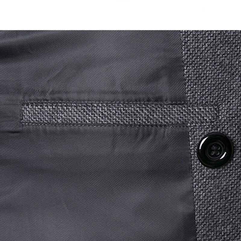 Men woolen jackets elegant double button trench coat stylish breathable wool blends windbreaker