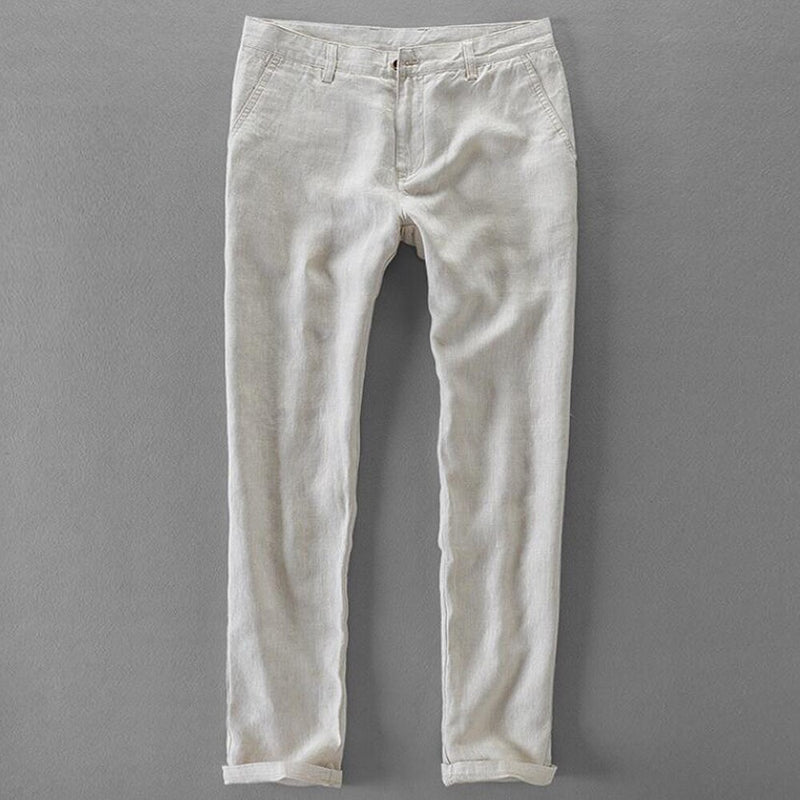 Mens casual pants Cotton and linen Mens suit pants Linen Trousers Men Men Casual Pants Slim Pant Straight