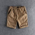 Classic camouflage casual shorts men drawstring, elastic waist, fashionable youth work clothes