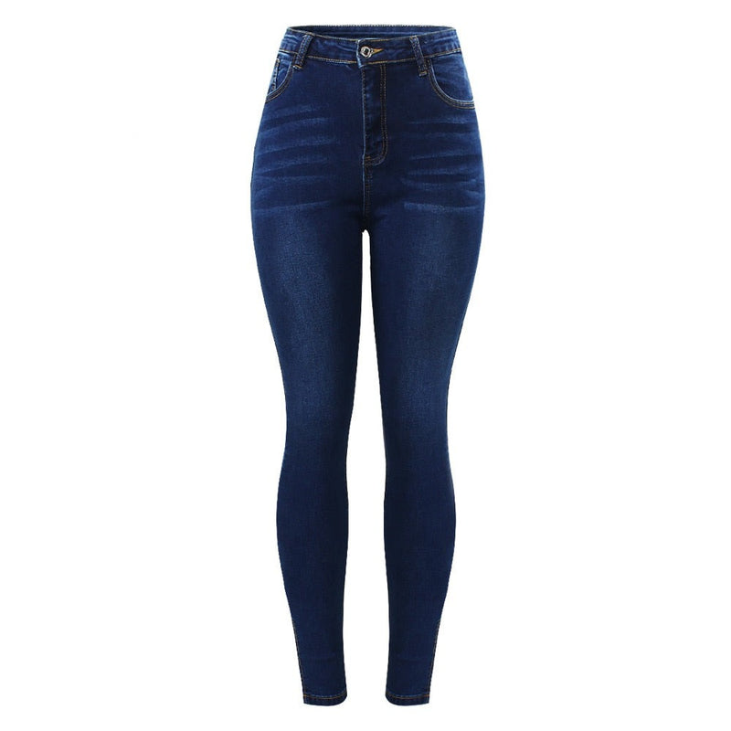 High Waisted Side Split Jeans Woman Stretchy Denim Pencil Pants Jeans For Women Clothing