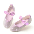 Toddlers Girls Elegant Party Shoes for Baby Bow Sequin Mary Jane Girl Princess Shoes Kid Girl Wedding Dress Leather Shoe