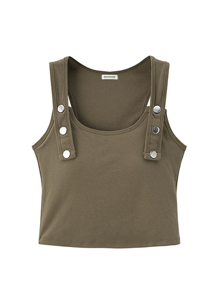 Summer Crop Top Women's Basic T-shirts Vest Seamless Streetwear Sleeveless Casual Sexy Vintage Tank Tops Female