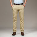 Men Spring And Summer New High-Waisted Straight Casual Pants Middle-Aged High-End Loose Business Casual