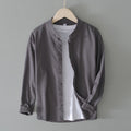 Shirts for Men Cotton Linen  Casual Shirt