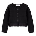 Little Girls Long Sleeve Bolero Shrug Lace Short Cardigan for Baby Girl Knitted Coat Thin Lace Solid Plain