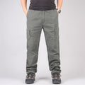 Spring Autumn Casual Cotton Cargo Pants Men Combat Military Tactical Pants Army Straight Slacks Long Trousers