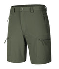 Summer Quick Dry Casual Shorts Mens Lightweight Fishing Shorts with 5 Zipper Pockets Outdoor Hiking Nylon Work Shorts
