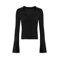 Winter New Women Solid Color Turn Down Collar Sweater Design Slim Long Sleeve Office Lady Knitting Shirt