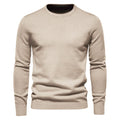 Men Sweater Casual Solid Color Warm Sweater Men Winter Slim Mens Sweaters