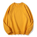 Spring and Autumn Solid Color Round Neck Terry Sweater Men and Women Long Sleeve Pullover Sports Sweater