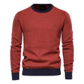 Cotton Loose Pullovers Sweater Men Casual Warm Quality Spliced Mens Knitted Sweater Winter Sweaters for Men