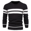 Autumn Pullover Men Sweater O-neck Patchwork Long Sleeve Warm Slim Sweaters Men Casual Sweater Men Clothing