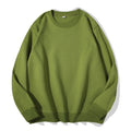 Spring and Autumn Solid Color Round Neck Terry Sweater Men and Women Long Sleeve Pullover Sports Sweater