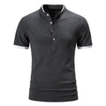 Summer Short Sleeve Basic Stand Collar POLO Shirt Men T-Shirt Top men Clothing