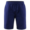 Men's Cotton Linen Shorts Pants Male Summer Breathable Solid Linen Trousers Fitness Streetwear