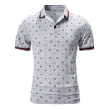 Summer Short Sleeve Basic Lapel Polo Shirt Men Coconut T-Shirt Top