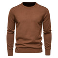 Men Sweater Casual Solid Color Warm Sweater Men Winter Slim Mens Sweaters