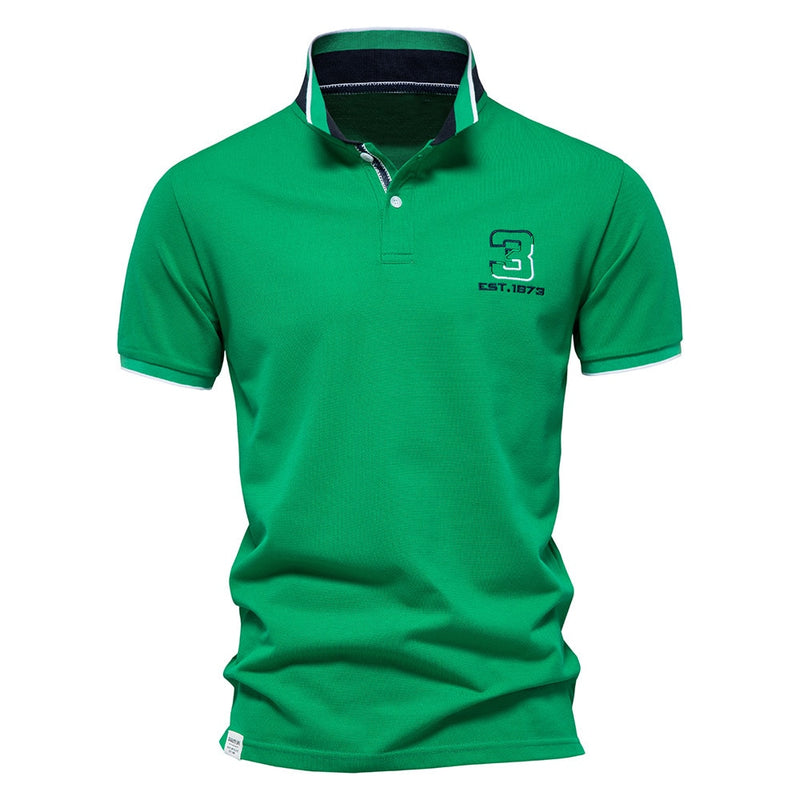 Solid Color Male Polo Shirt Digital Short Sleeve Men Polo Shirt Summer Casual Golf  Wear Men Clothing