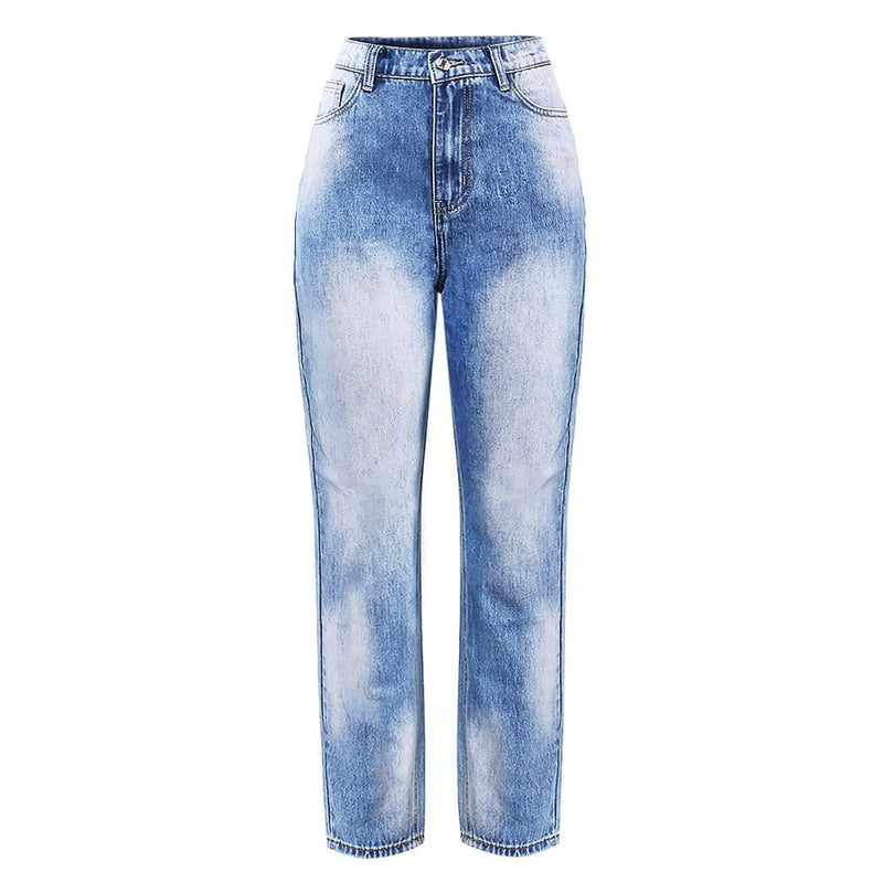 High Waist Mom Jeans Women`s Denim Harem Pants Trousers Jeans For Women