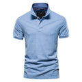 Cotton Men Polos Solid Classic Polo Shirt Men Short Sleeve Polo Men