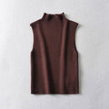 Retro Turtleneck Tank Tops High Street Sexy Short Tshirt Women Summer T Shirt Women