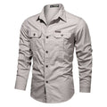 Shirts For Men Oversized Men Long Sleeve Casual Cotton Shirt Spring Oxford