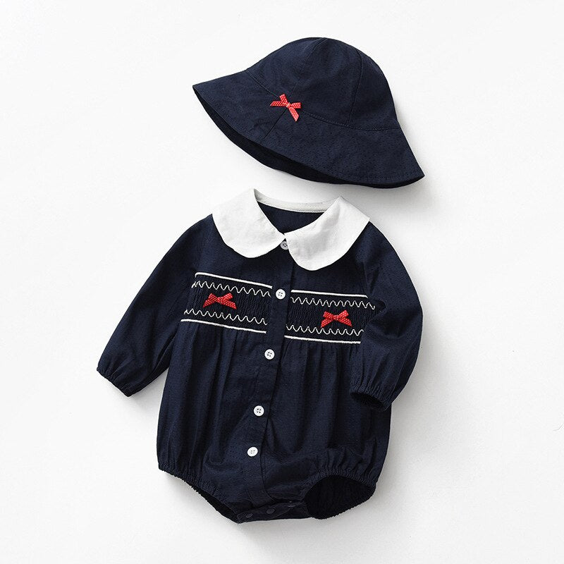 Spring and Autumn Children Clothing Baby Clothes Baby Girl One-Pieces Long Sleeve Kids Triangle Romper Infant Bodysuit