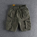 Summer trend solid casual shorts men three-dimensional pocket loose youth five point pants