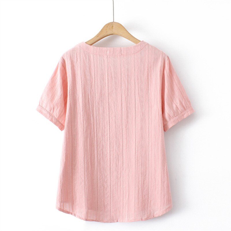 T-Shirt For Women Clothing Jacquard Hollow Out Thin Tops Casual Single Pocket Curve Tees Summer