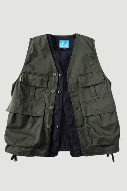 Vests For Men Multi-Pocket Tourism Waistcoat Fishing Reporter Sleeveless Jacket Youth Leisure Coat