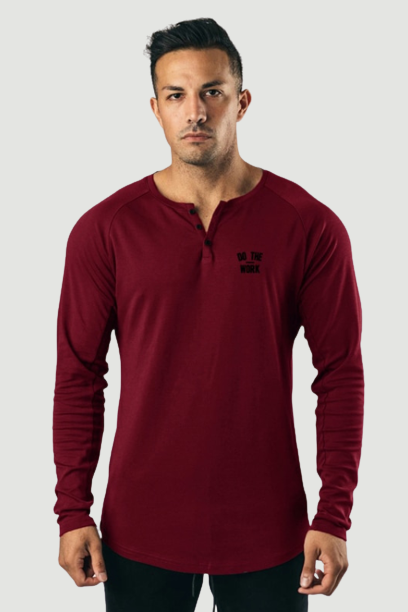 Spring Cotton Long Sleeve Polo T-shirt Men Gym Fitness Bodybuilding Slim Fit T Shirt Male Sports Tees Tops Training Clothing