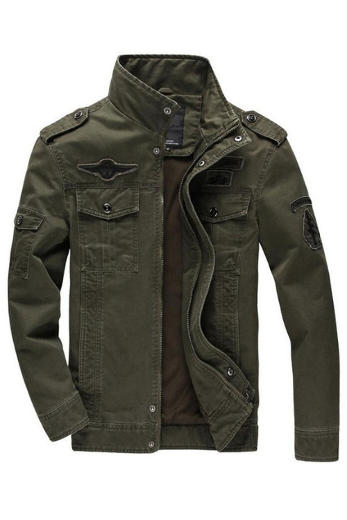 Army Military Jacket Men Spring Autumn Cotton Washed Coat Multi-pocket Pilot Bomber Tactical Flight Jackets