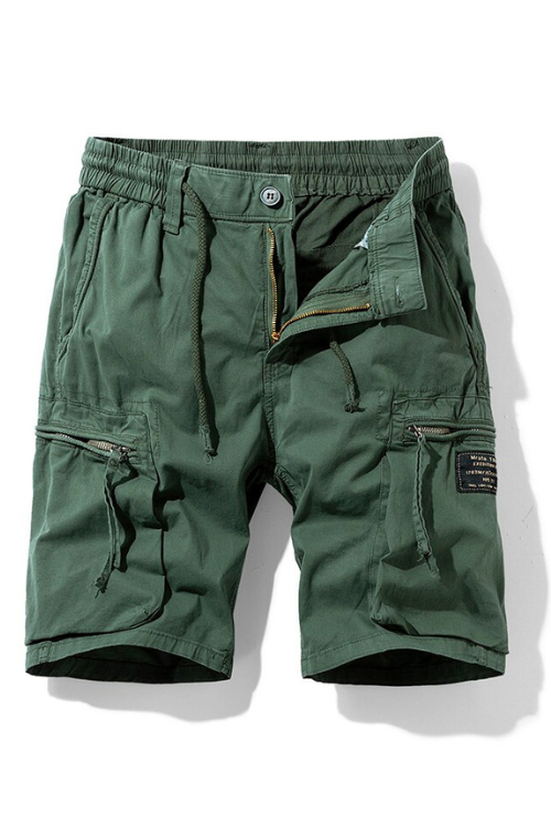 Mens Summer Cotton Army Tactical Cargo Shorts Multi-pocket Casual Short Pants Loose Military Shorts Men