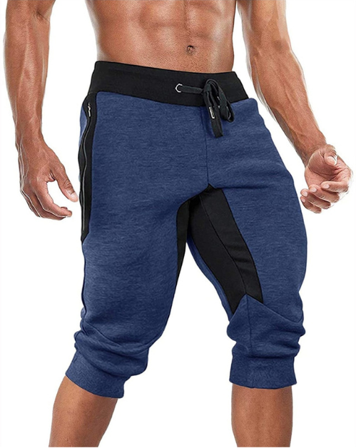 Summer Mens Cotton Shorts Running Workout Joggers Sweatpants